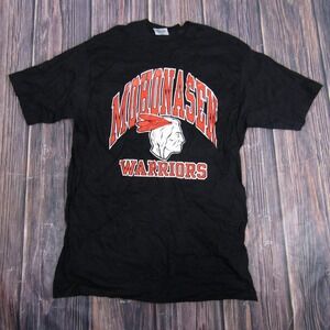 Vintage Mohonasen Warriors Shirt Mens XL Black Single Stitch Savvy 90s USA